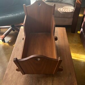 Wooden Cradle.